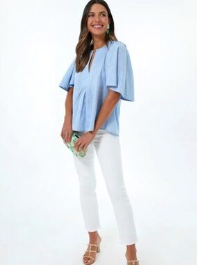 Tuckernuck chambray top 🩵 medium